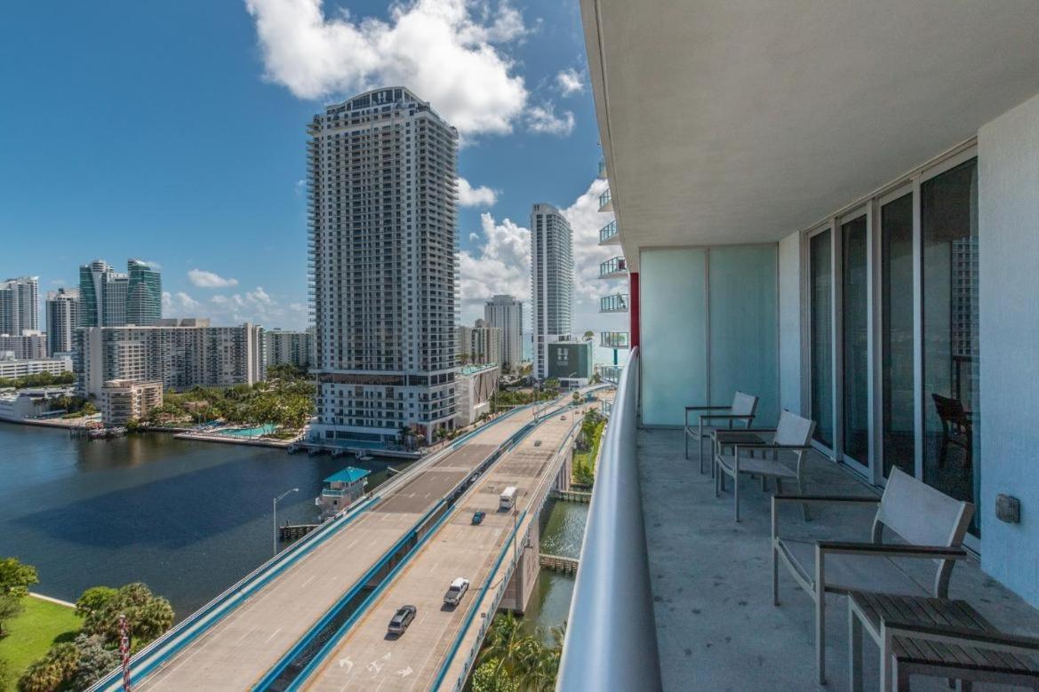 Modern One Bedroom Rental At Beach Walk Resort Miami 18Th Floor 哈兰代尔海滩 外观 照片